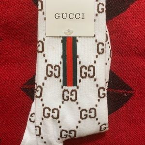White GG socks